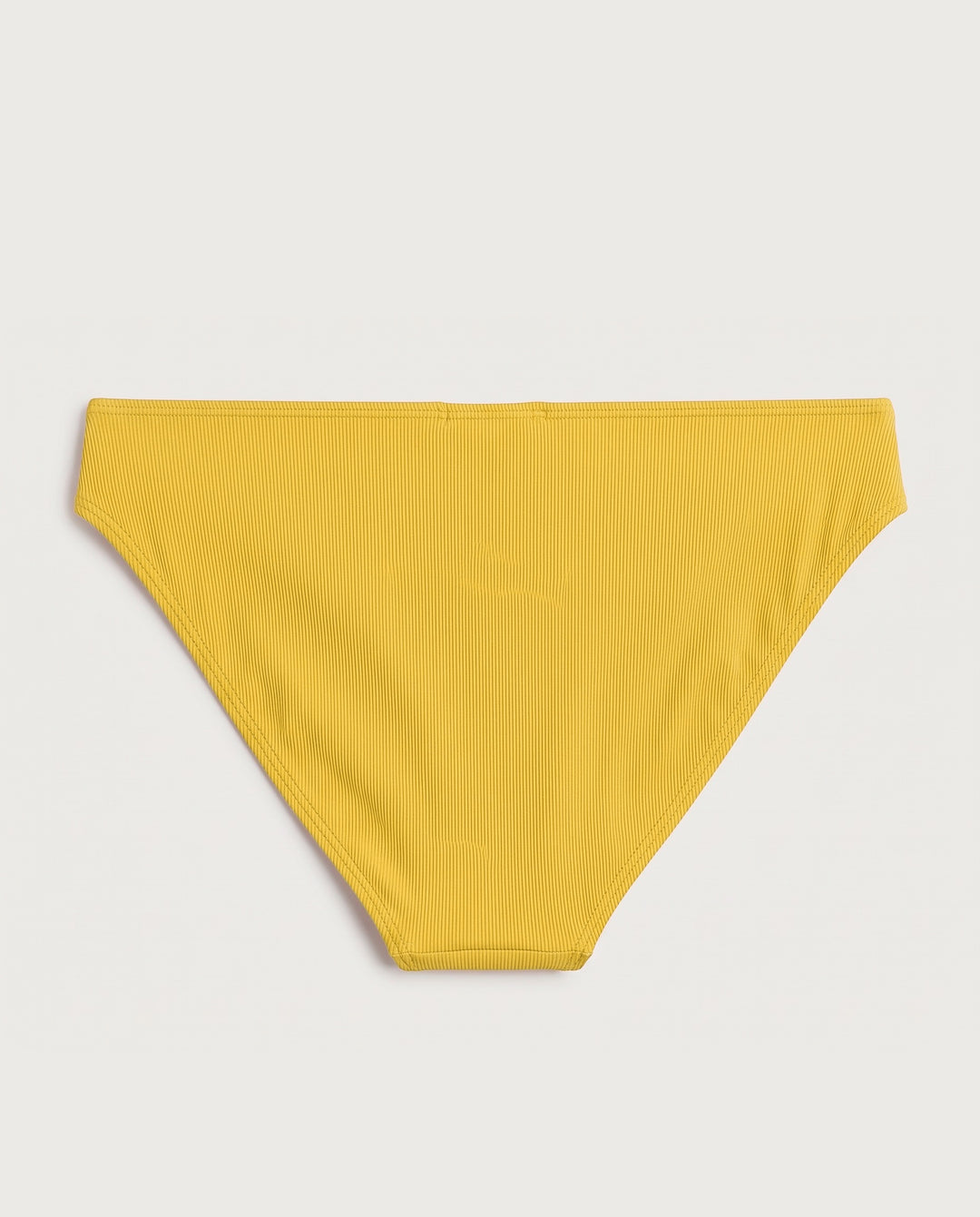 Luxsport Bikini Bottom in Yuzu, flat lay back (AI-generated product render)